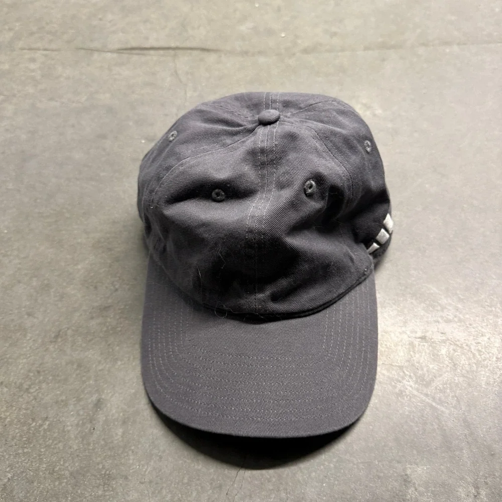 Adidas Mens Relaxed Dad Hat Charcoal Gray Adjustable Cotton Baseball Cap OSFM